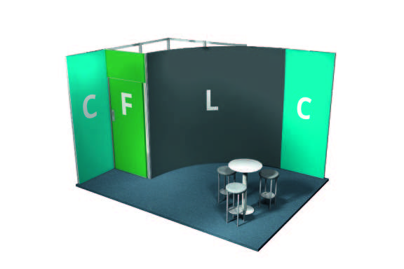 Stand modulaire de 12 m²