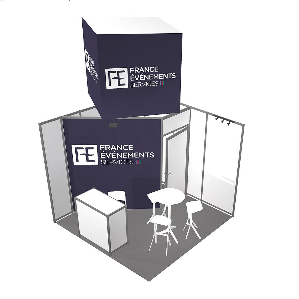 Stand Pack 4 VISUEL (de 9 à 27 m²)